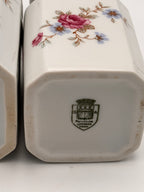 Paire de flacons  de parfum en porcelaine de Limoges Castel