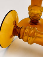 Paire de verres  Rômer en verre soufflé et gravé