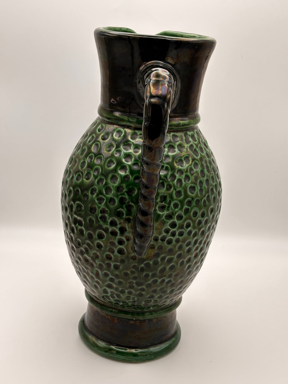 Grand pichet-vase en céramique Blanche Letalle pour Saint-Clément – vue 4