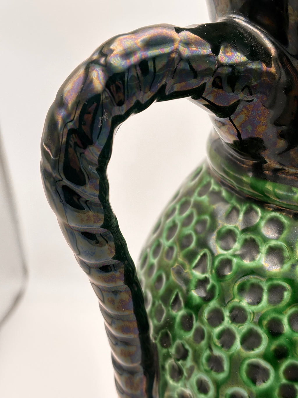 Grand pichet-vase en céramique Blanche Letalle pour Saint-Clément – vue 5