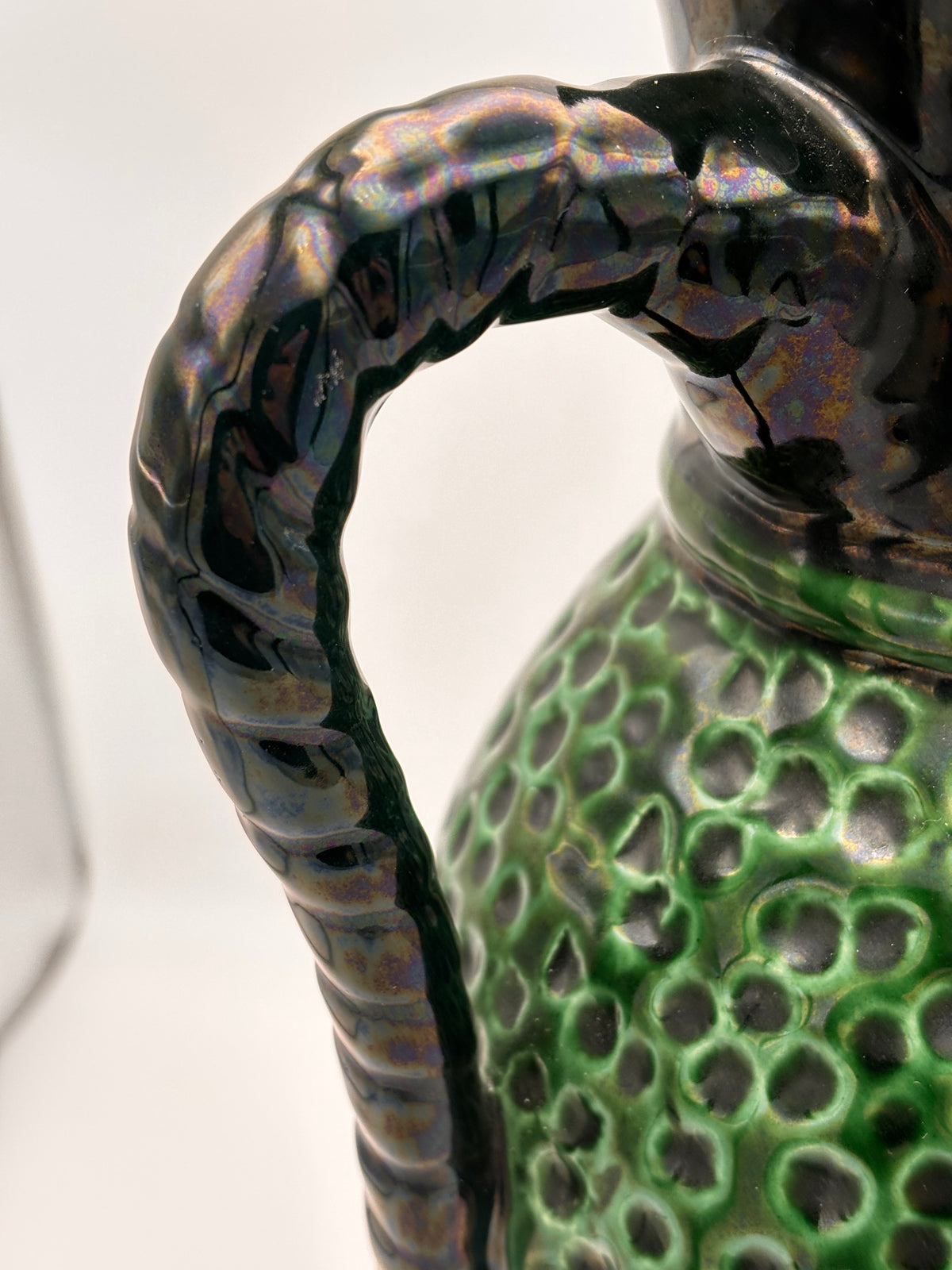 Grand pichet-vase en céramique Blanche Letalle pour Saint-Clément – vue 5