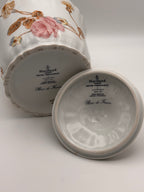 Sucrier couvert Haviland Limoges collection Roses de France – vue 5