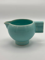 Verseuse en céramique craquelée céladon turquoise esprit ROBJ