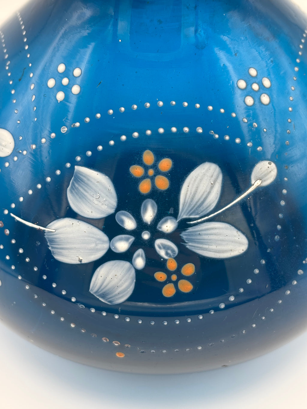 Vase en verre émaillé d'inspiration Art Déco(Legras)