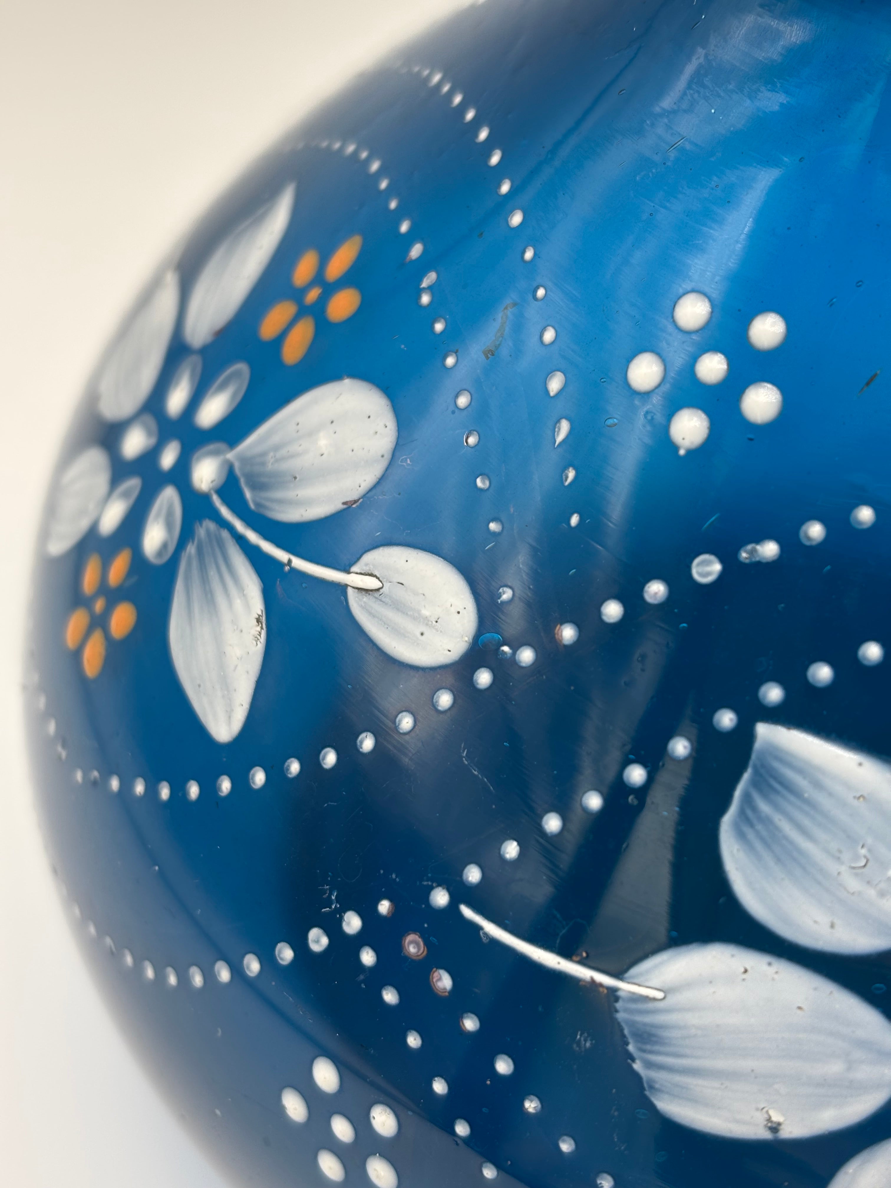 Vase en verre émaillé d'inspiration Art Déco(Legras)