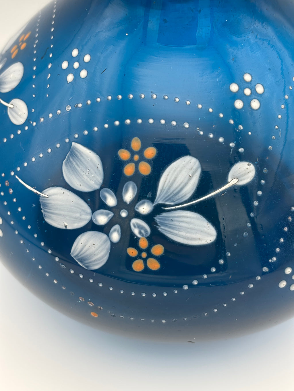 Vase en verre émaillé d'inspiration Art Déco(Legras)