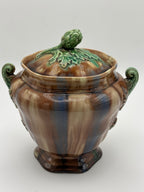 Pot Faience de Rubelles Barbotine