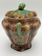 Pot Faience de Rubelles Barbotine