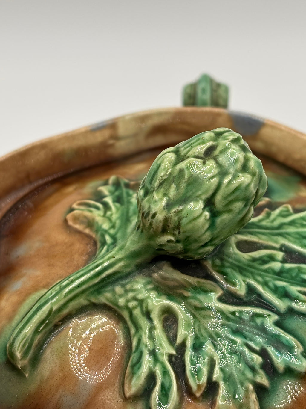 Pot Faience de Rubelles Barbotine