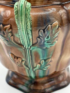 Pot Faience de Rubelles Barbotine