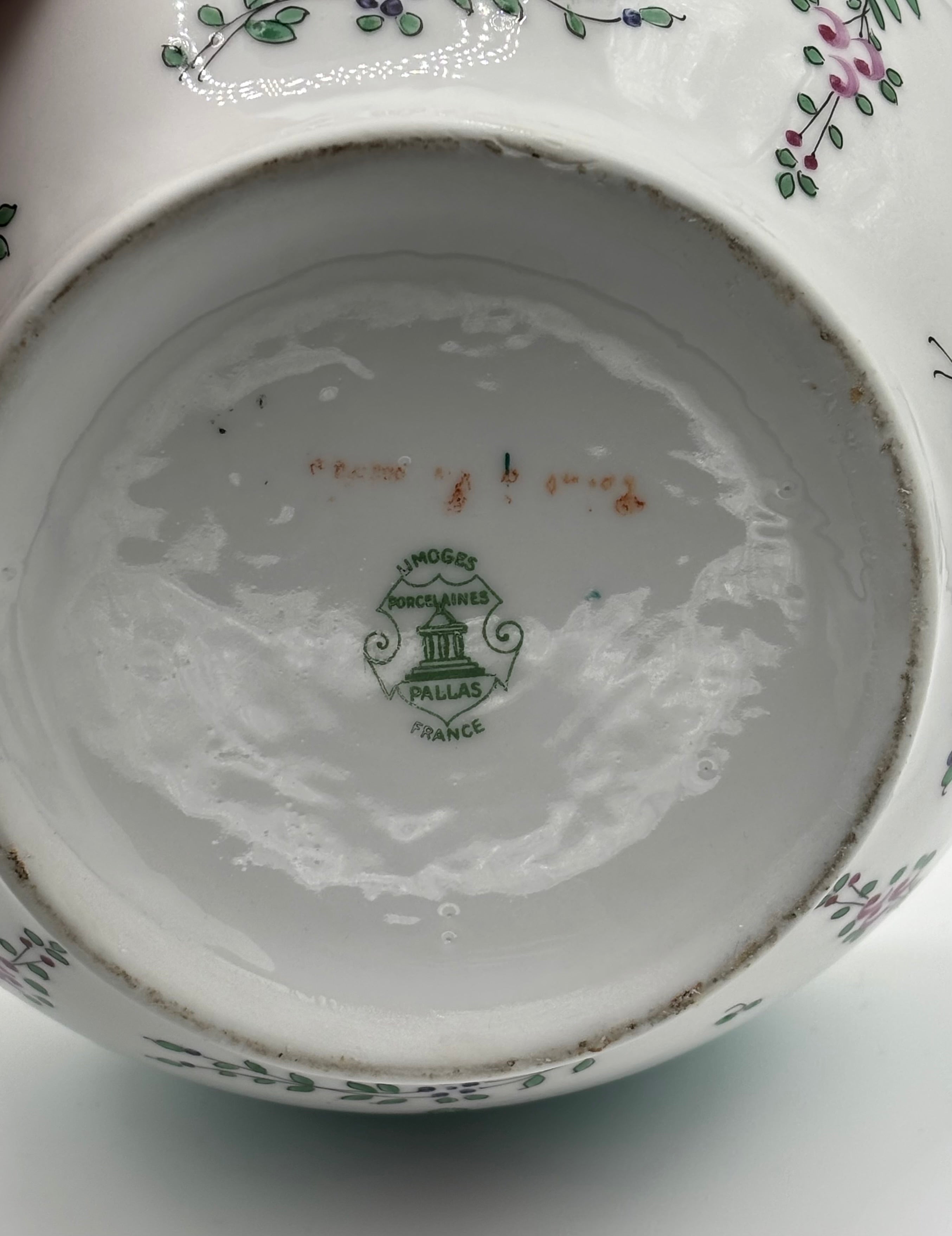 Bonbonnière en porcelaine fine