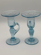 Bougeoirs Biot bleu