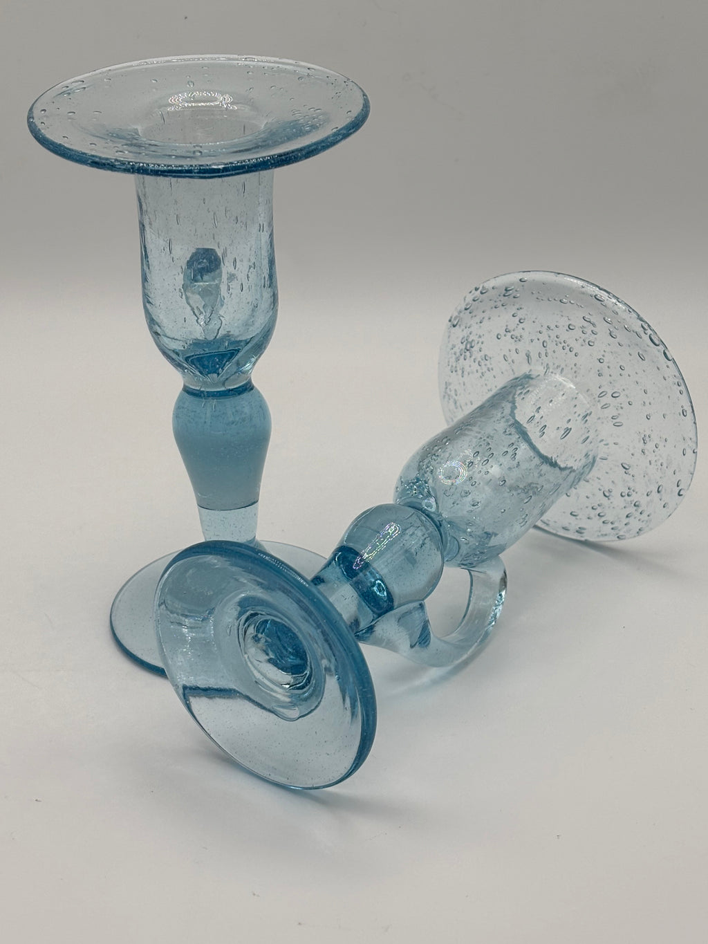 Bougeoirs Biot bleu