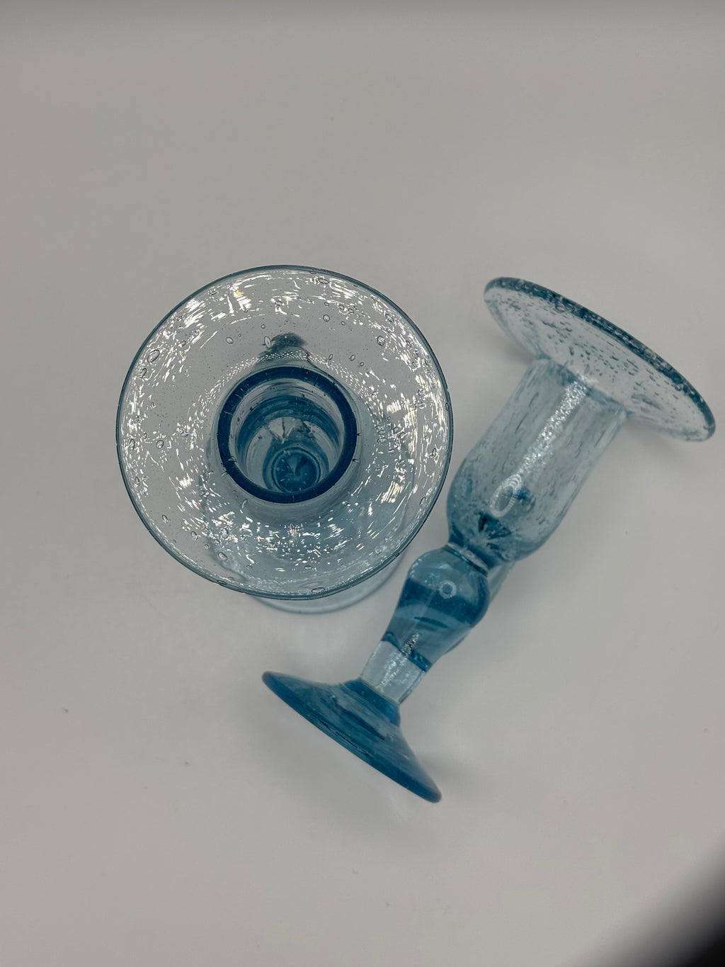 Bougeoirs Biot bleu