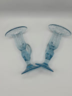 Bougeoirs Biot bleu
