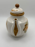 Théière en grès émaillé de la faïencerie Henriot Quimper