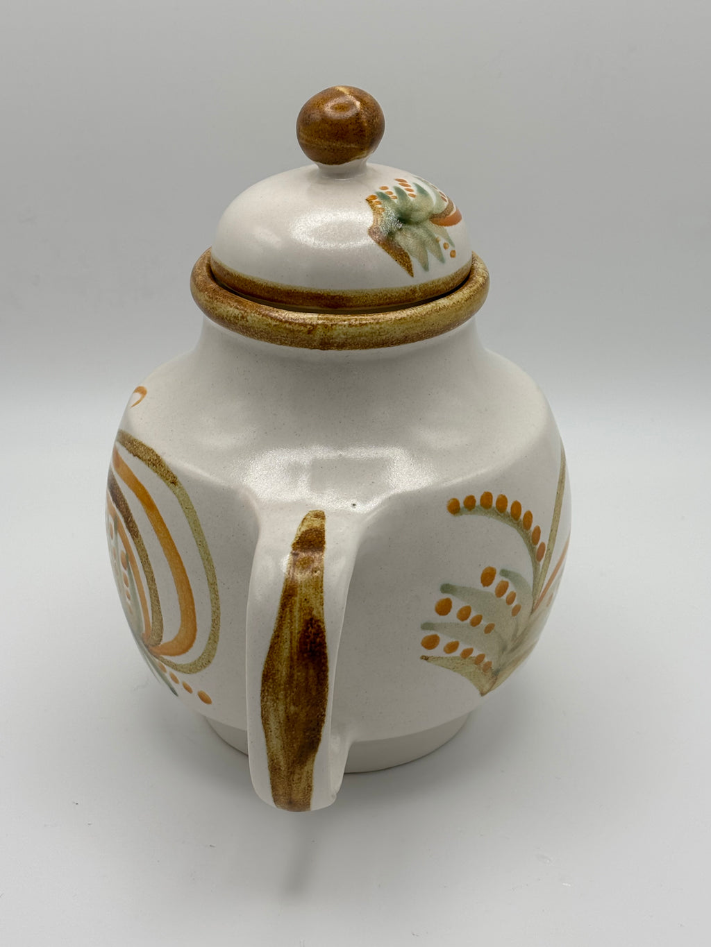 Théière en grès émaillé de la faïencerie Henriot Quimper