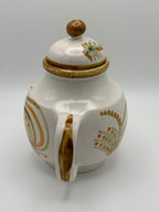 Théière en grès émaillé de la faïencerie Henriot Quimper