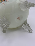 Vase / Cache-Pot Tripode Opaline XIXe