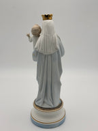 Vierge à l'enfant en biscuit