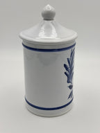 Pot d'Apothicaire Longchamp en porcelaine de Limoges