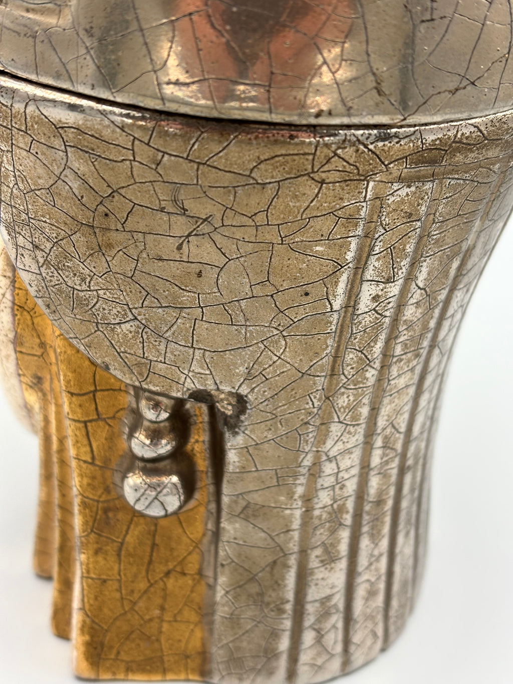Tête de femme Casquée à l'Egyptienne Art Déco signée ROBJ