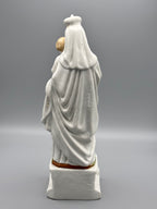 Vierge à l'Enfant en porcelaine émaillée