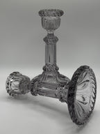 Bougeoirs transparents verre